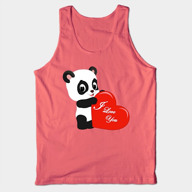 baby panda Tank Top by hermandesign2015